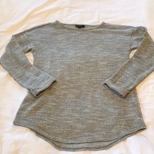 Topshop marled gray lightweight sweater